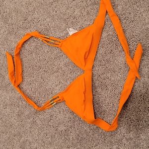 Orange XS swim suit top